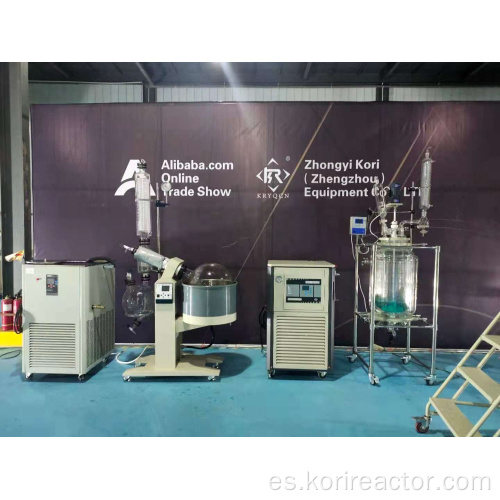 Evaporador rotatorio 20L para laboratorio